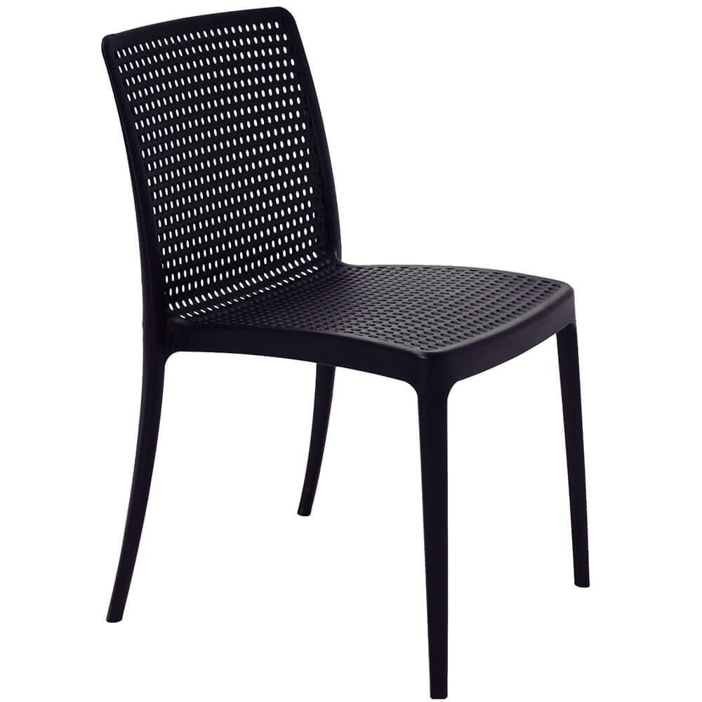 Cadeira Tramontina Isabelle em Polipropileno e Fibra de Vidro Preto 92150009