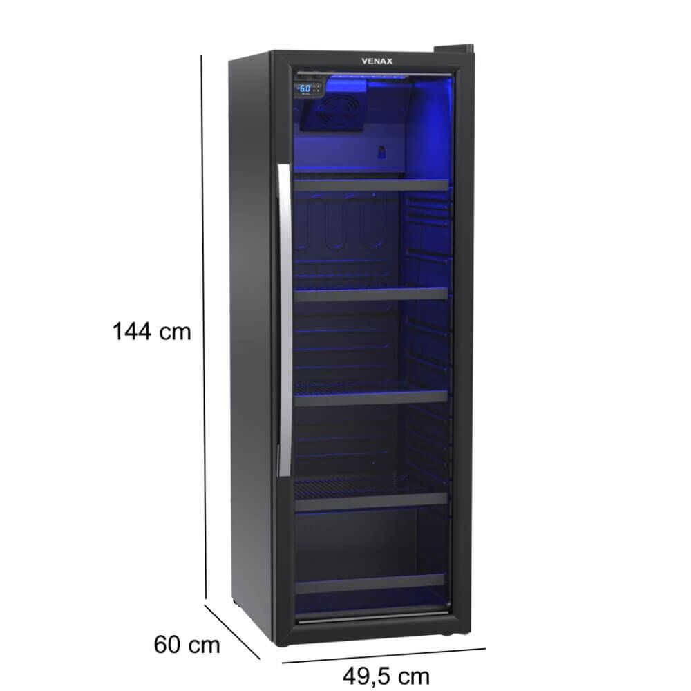 サイラー200 Cervejeira Venax Blue Light 200L Preto Fosco 220V 32165 - CASA