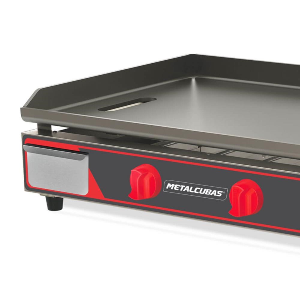 Chapa Bifeteira A Gás Light Metalcubas CBG1000L Área 100X52,5Cm