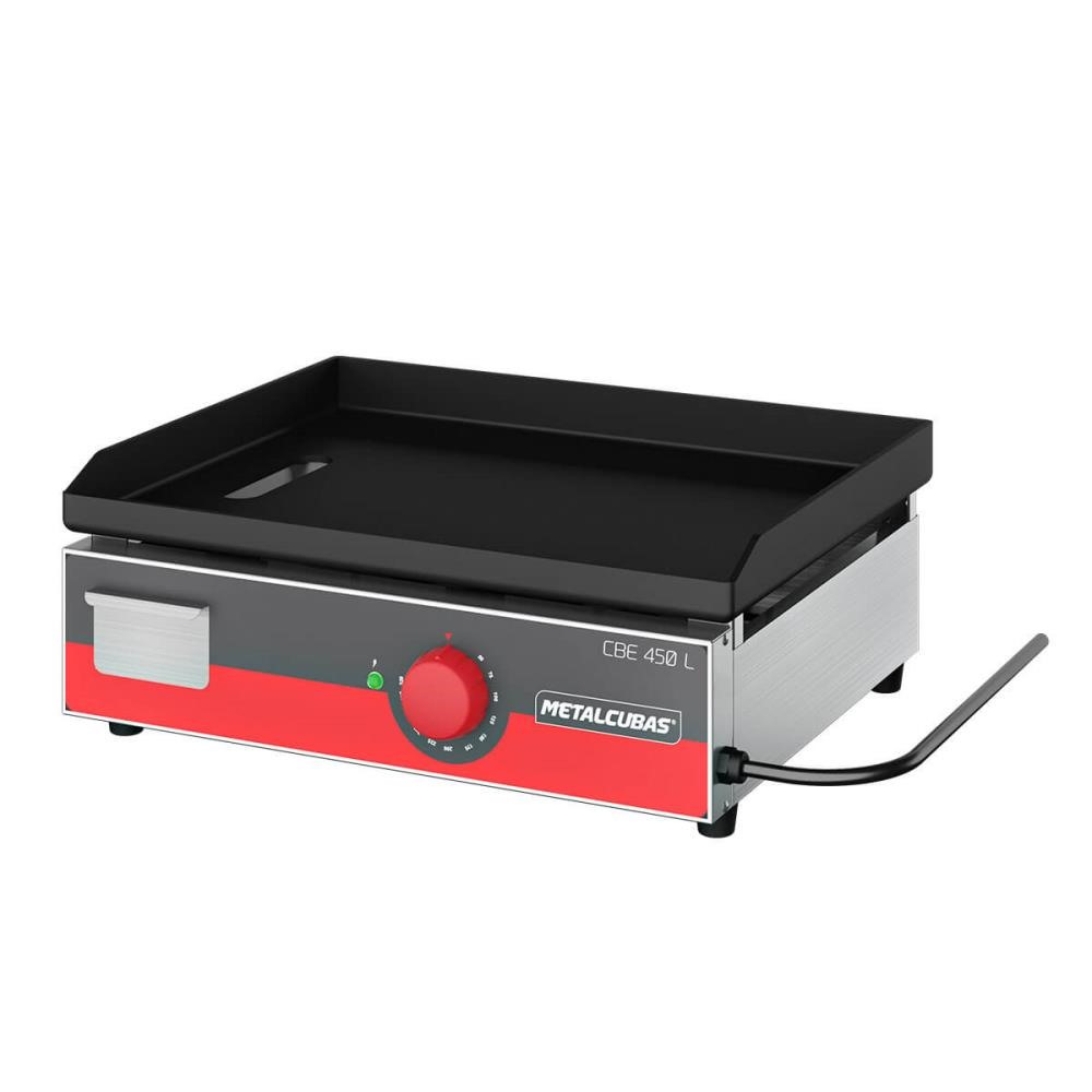 Chapa Bifeiteira Elétrica Light Metalcubas CBE450L Área 45X45cm 220V Chapa 5mm Inox MTC0090(23428)