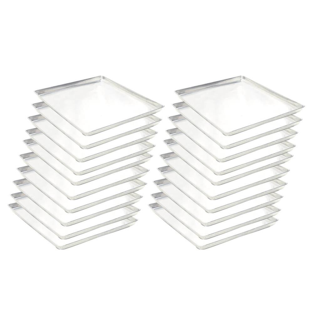 Kit 20 Assadeiras Imeca Em Alumínio Para Pão Doce 0,6 mm Estampada 58x70x3,5 7010