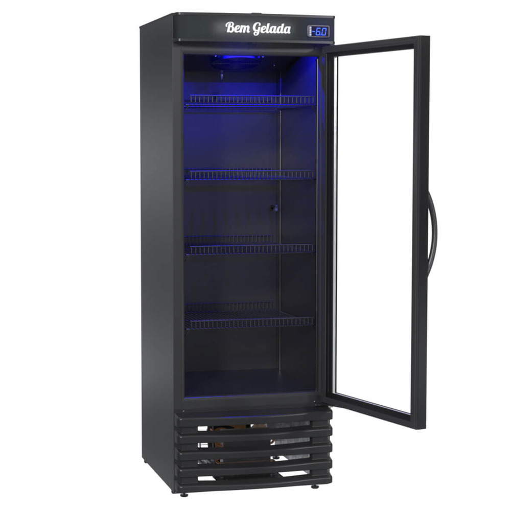 Expositora Cervejeira Venax EXPVBL 550l Bem Gelada Preto Fosco