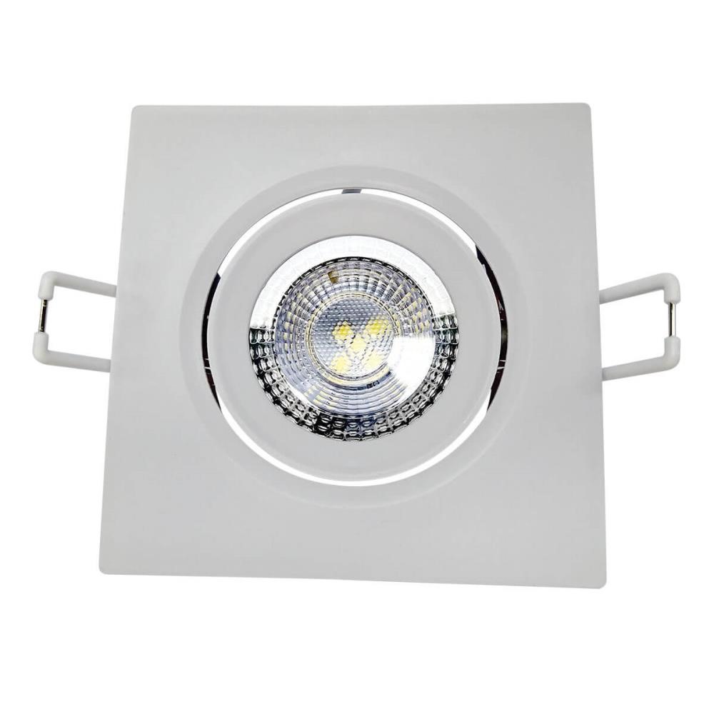Luminária Led Avant Spot Authentic Quadrada 3W BR6500k Bivolt 250 Branco 865441376