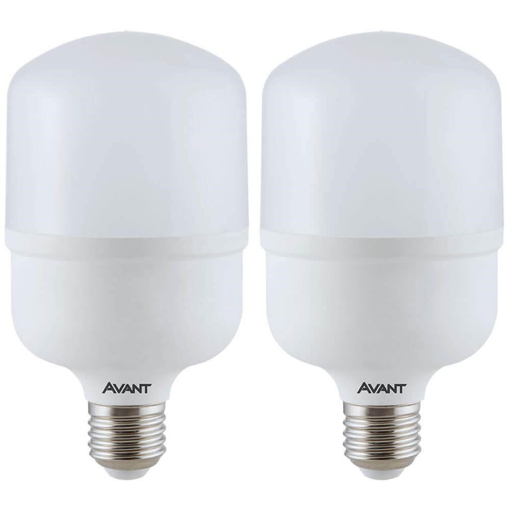 Kit 2 Lâmpadas LED Branco Frio Bulbo Avant HP 30W Bivolt Base E27 BR 6500K - 273121376