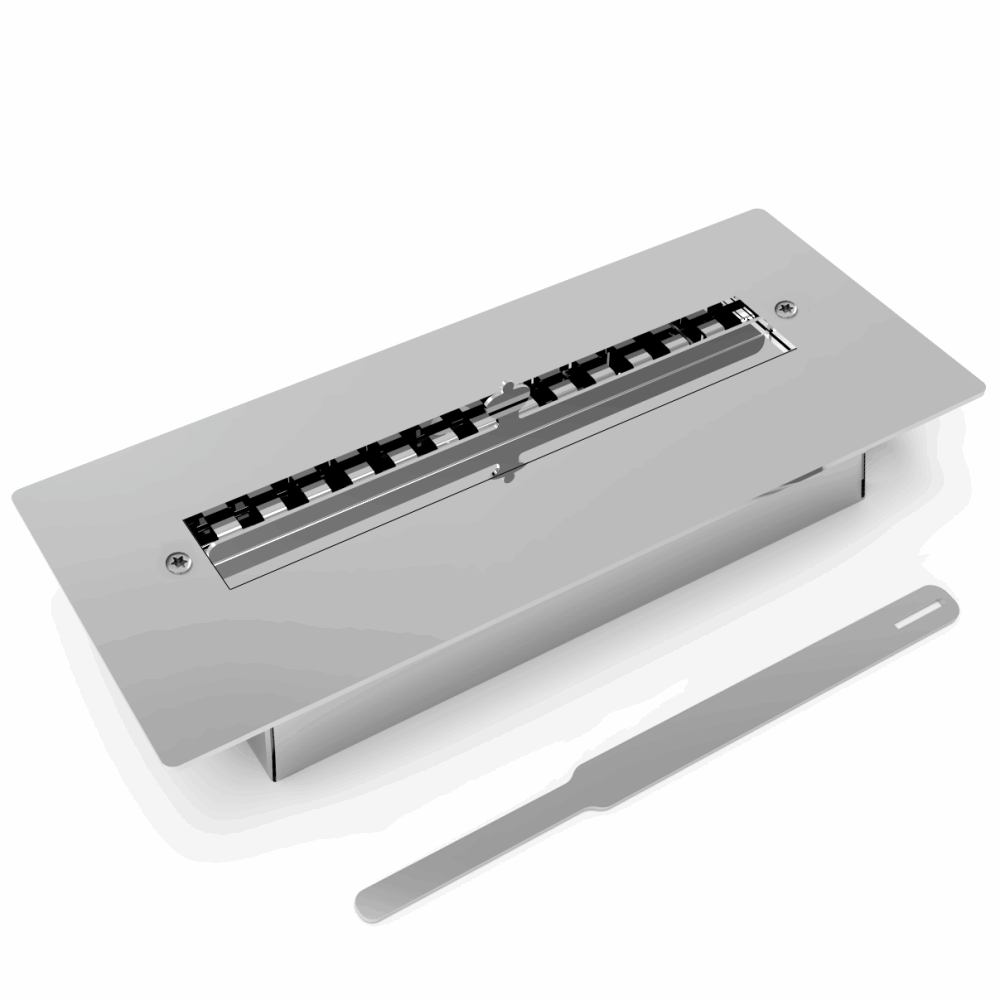 Q40 Lareira ecologica para embutir 40cm de abertura da chama