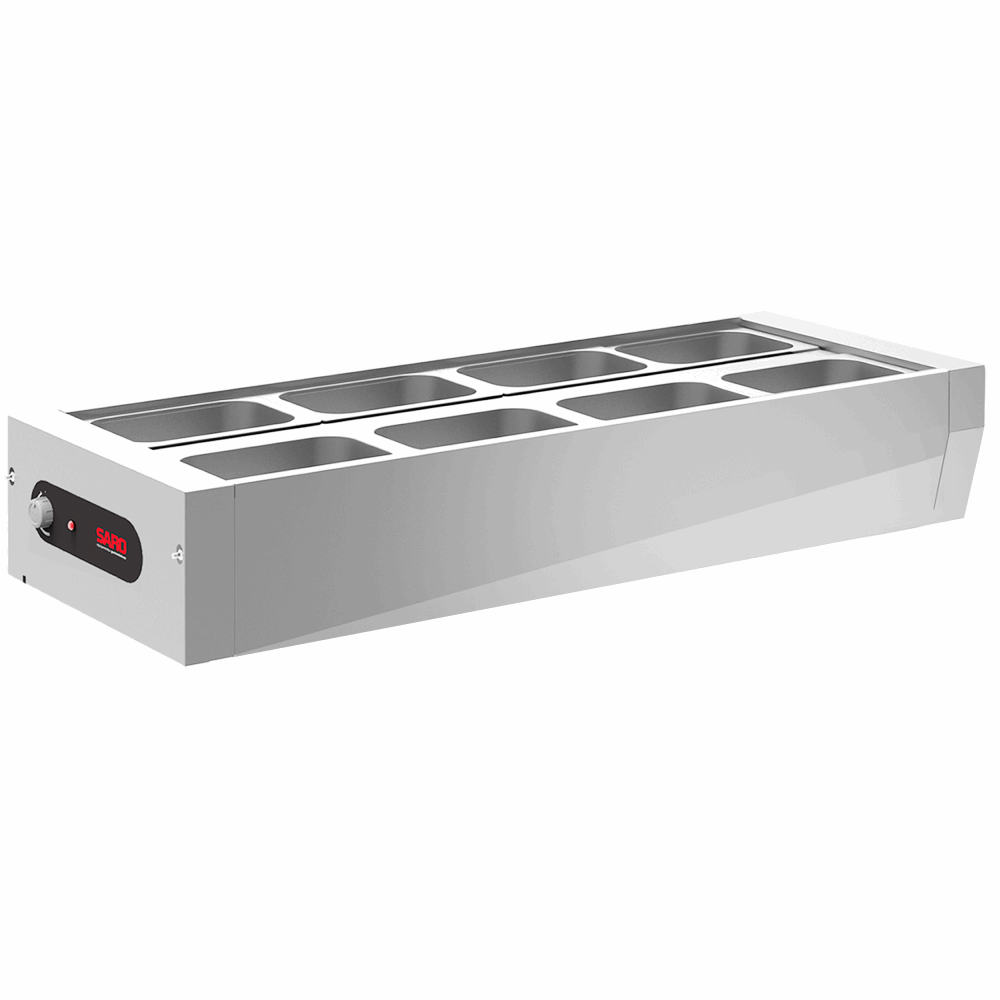 BFM811 Buffet térmico de Mesa aquecido Inox 8 cubas com tampa 127V