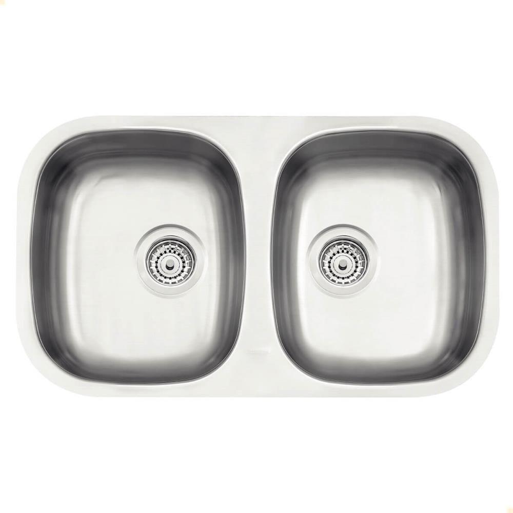 Cuba Dupla Tramontina Isis 2C 34 BL Prime Aço Inox Acetinado 72x40 cm com Válvula 94030102