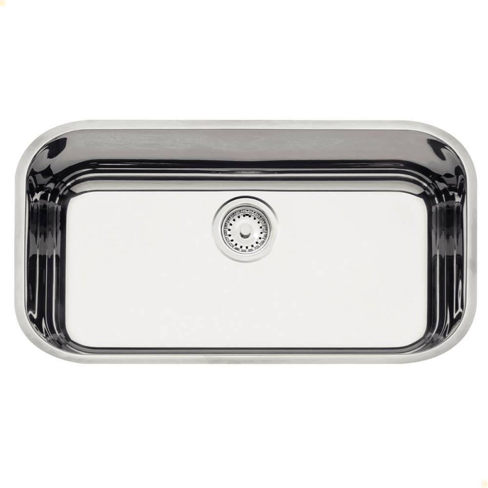 Cuba de Embutir Tramontina Lavínia 56 BL Perfecta em Aço Inox Polido 56x34 cm com Válvula 94054407