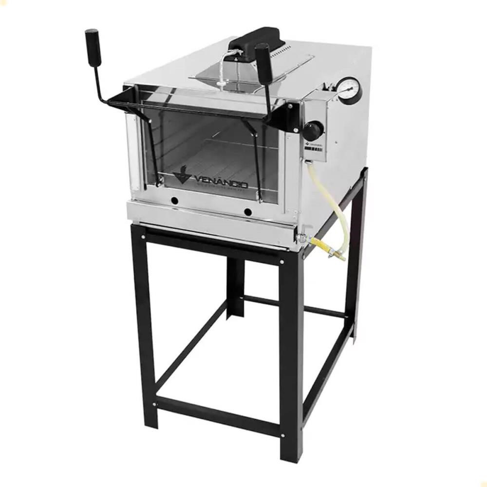Forno Industrial Venâncio Roma Inox Gratinador com Queimador Infravermelho Gás GLP FIRIV80
