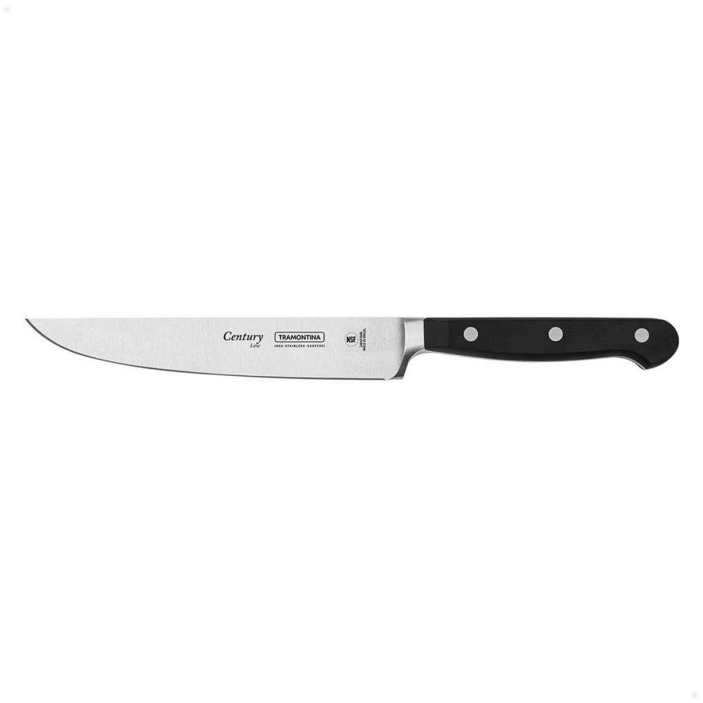 Faca Para Cozinha Tramontina Century Lâmina Em Inox Cabo Em Policarbonato Fibra De Vidro 6" 24007106