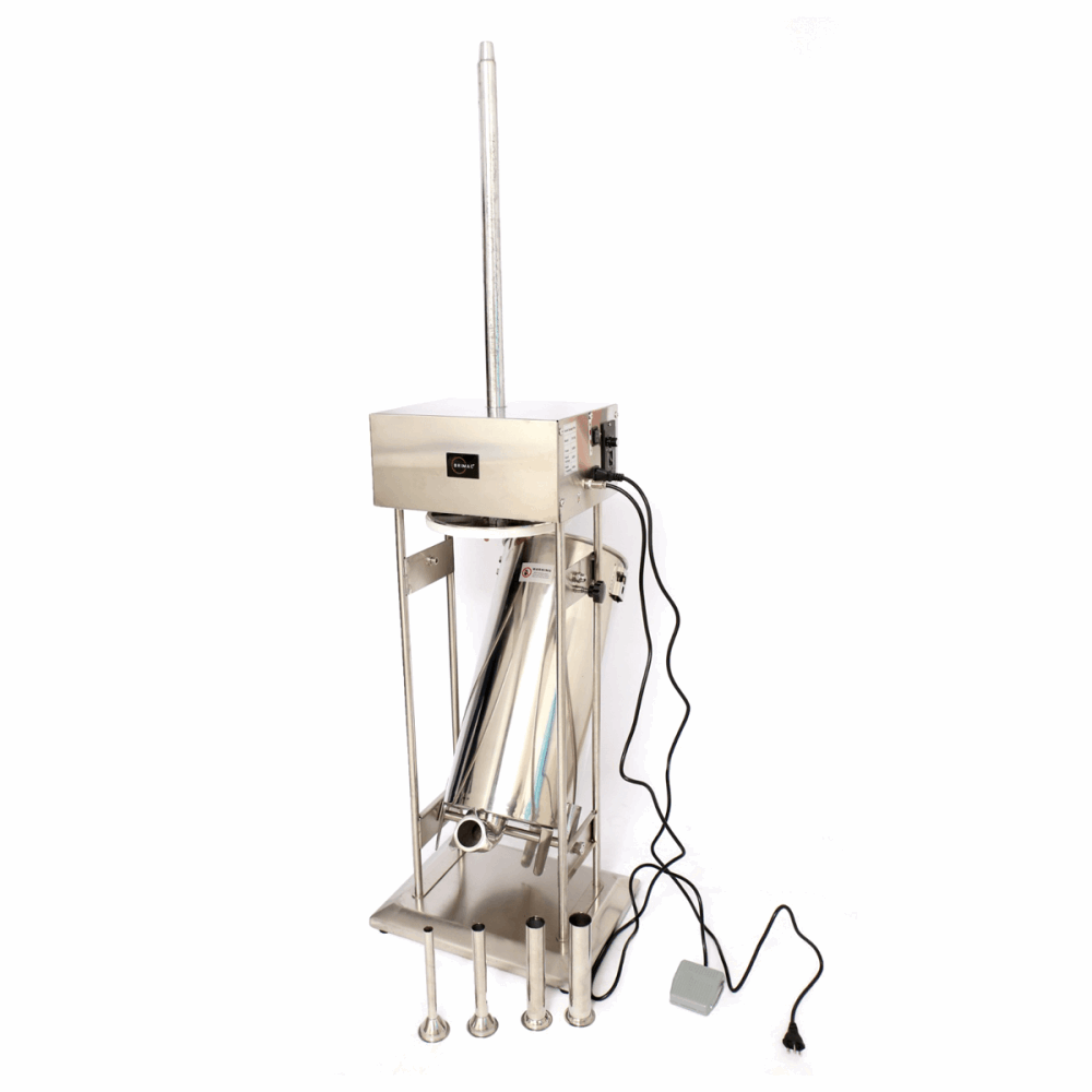 Embutideira Ensacadeira Elétrica Para Linguiça Brimac Industrial Em Aço Inox 20L 220V ELB20