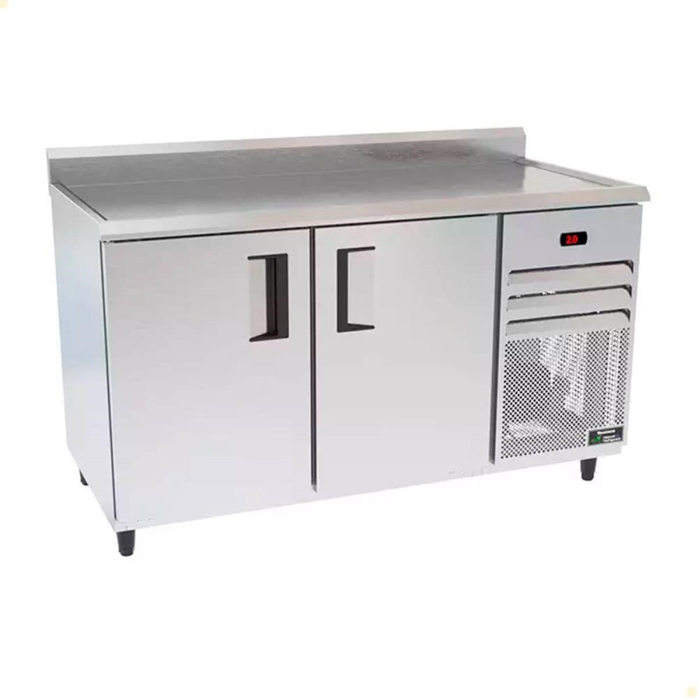Balcão De Refrigeração Venâncio 2 Portas Inox 430 220 V VBSR15 22258