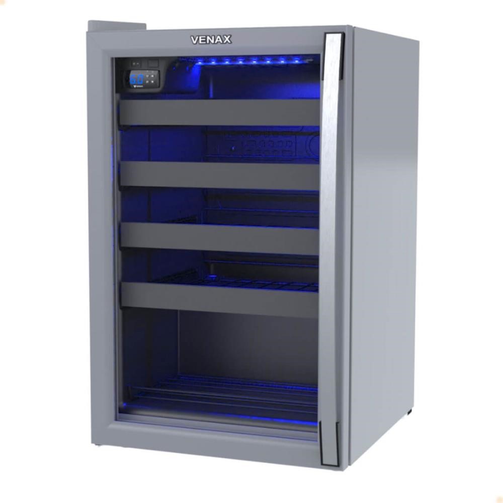Adega Venax Piubella Cave Cinza Porta Invertida 100 Litros 220V 19927