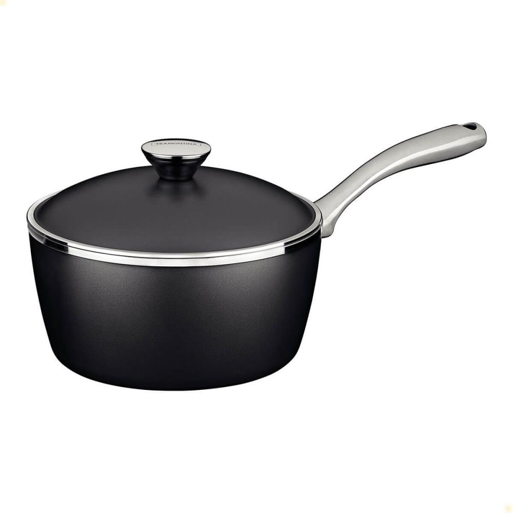 Panela Tramontina Lyon Em Alumínio Revestimento Starflon Preto 20 cm 2,8L 20961020