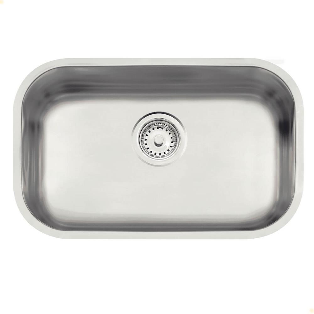 Cuba Tramontina Lavínia 47 BL Prime em Aço Inox Acetinado 47x30 cm com Válvula 94022107