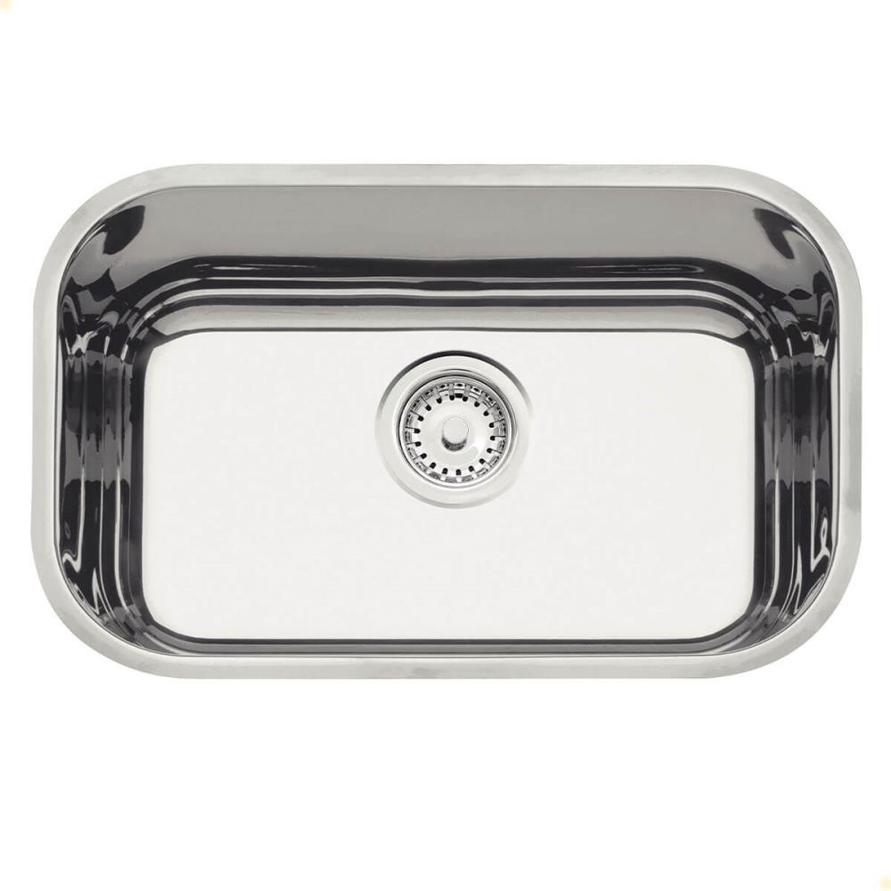 Cuba Tramontina Lavínia 47 BL Prime em Aço Inox Alto Brilho 47x30 cm com Válvula 94022207