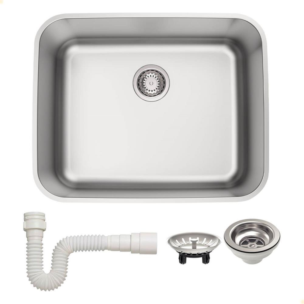 Cuba de Embutir Tramontina Dora 50 BL R6 Em Inox Acetinado com Válvula 50x40 cm Com Sifão 94018112