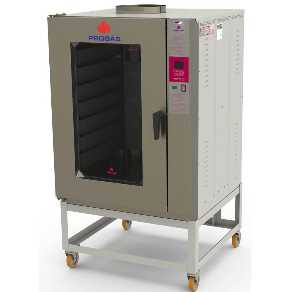 Forno Turbo Industrial Elétrico Progás 8 Esteiras PRP-8000 Trifásico 380V 
