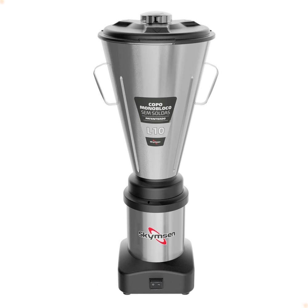 Liquidificador Comercial 10 Litros Skymsen L10 Em Inox Bivolt