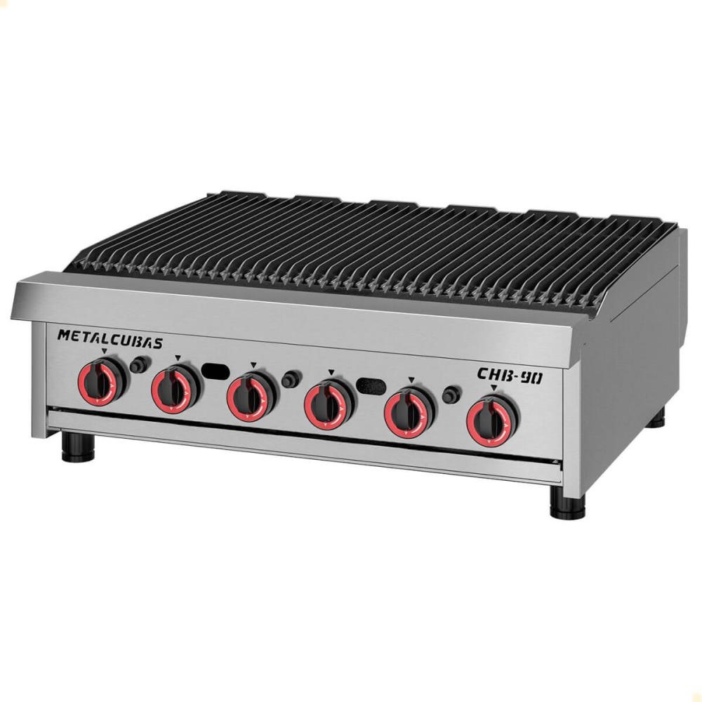 Chapa Char Broiler A Gás Acendimento Automático Metalcubas CHB 90 G2 26390