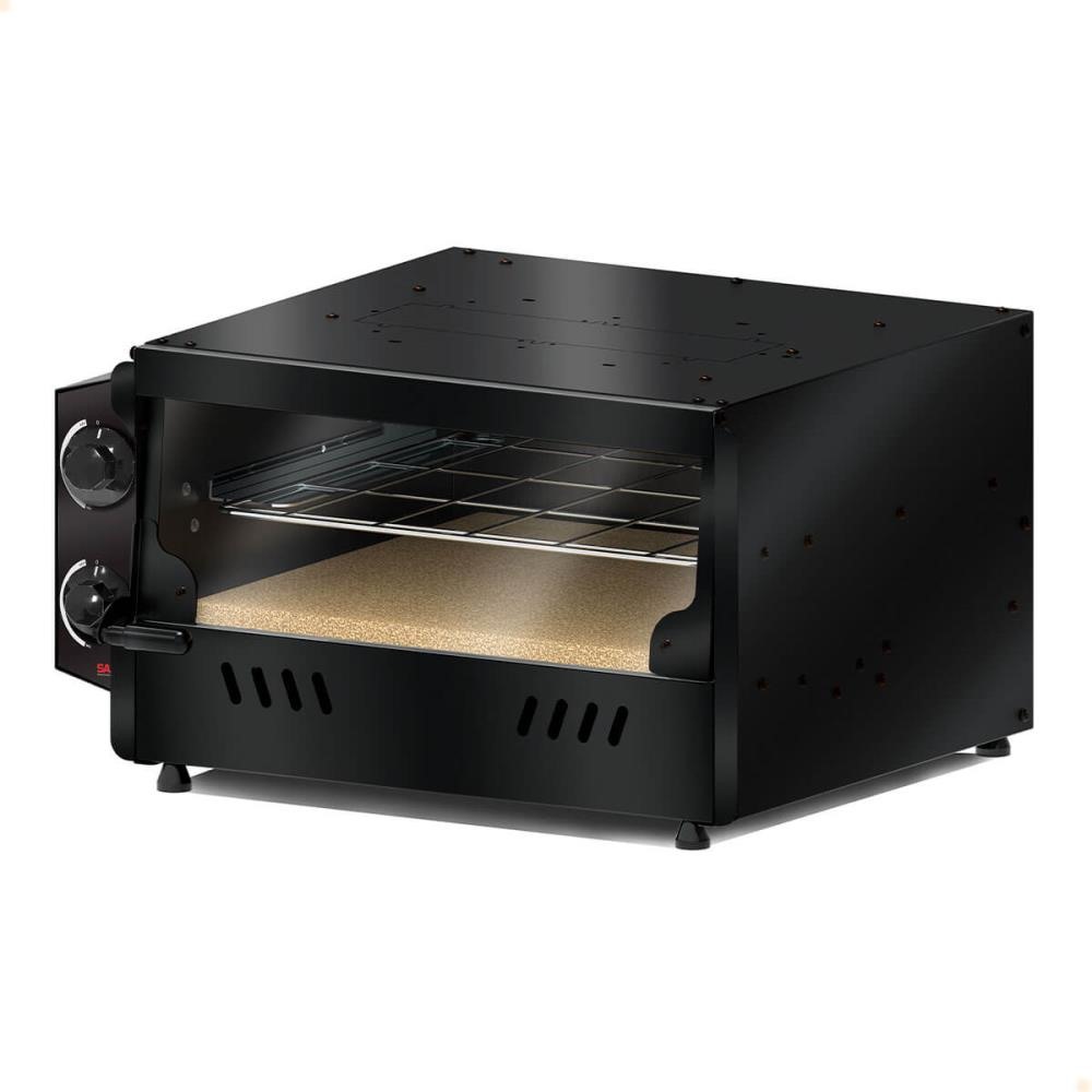 Forno Assador Industrial Saro Porta Guilhotina 32 Litros Elétrico 220V 53x47 cm sem Cavalete FG22