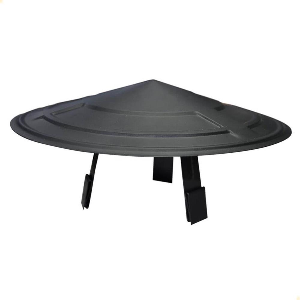 Chapeu Chines Para Chamine 110Mm Preto 7930