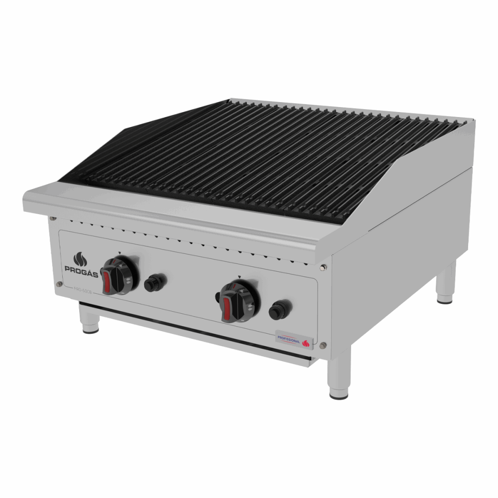 Chapa Char Broiler Progás Profissional PRO-60 CB A Gás Bancada P44600