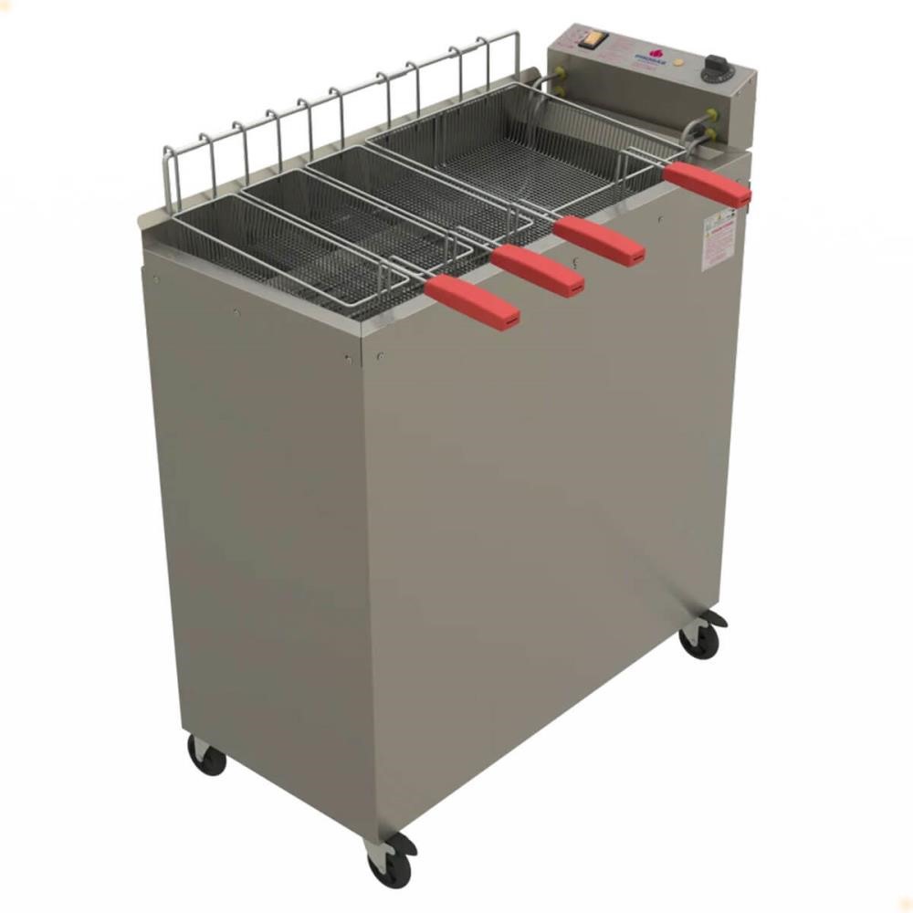 Fritador Eletrônico Progás PR-3008 EL Água e Óleo Inox LED 220V Temporizador Digital 42L P38623