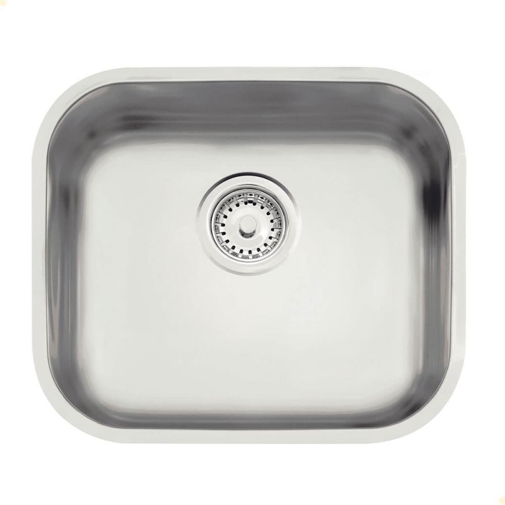Cuba Tramontina Lavínia 40 BL Prime em Aço Inox Acetinado 40X34 cm com Válvula 94020107