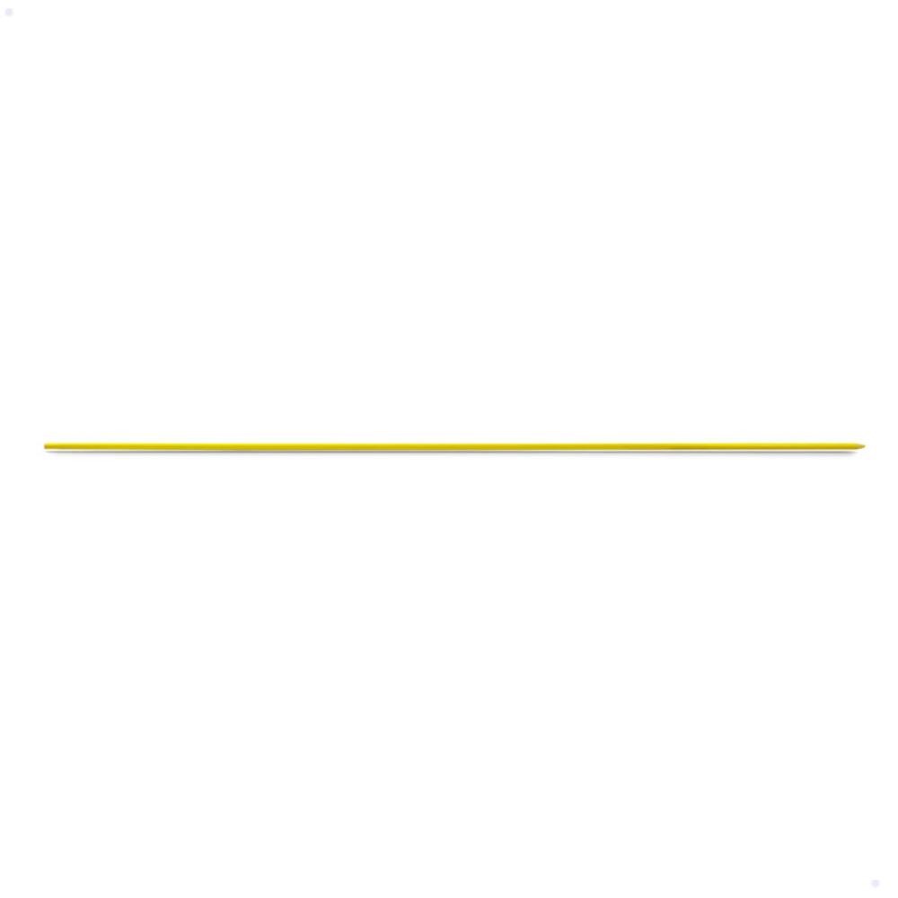 Vareta Zebu De Fibra De Vidro Amarelo 120cmx10mm (50 Un.) Para Cercas Móveis 40177