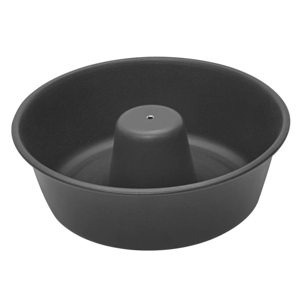 Forma Para Bolo Tramontina Brasil Em Alumínio Antiaderente Starflon Premium Preto 24cm 2,6L 20062024