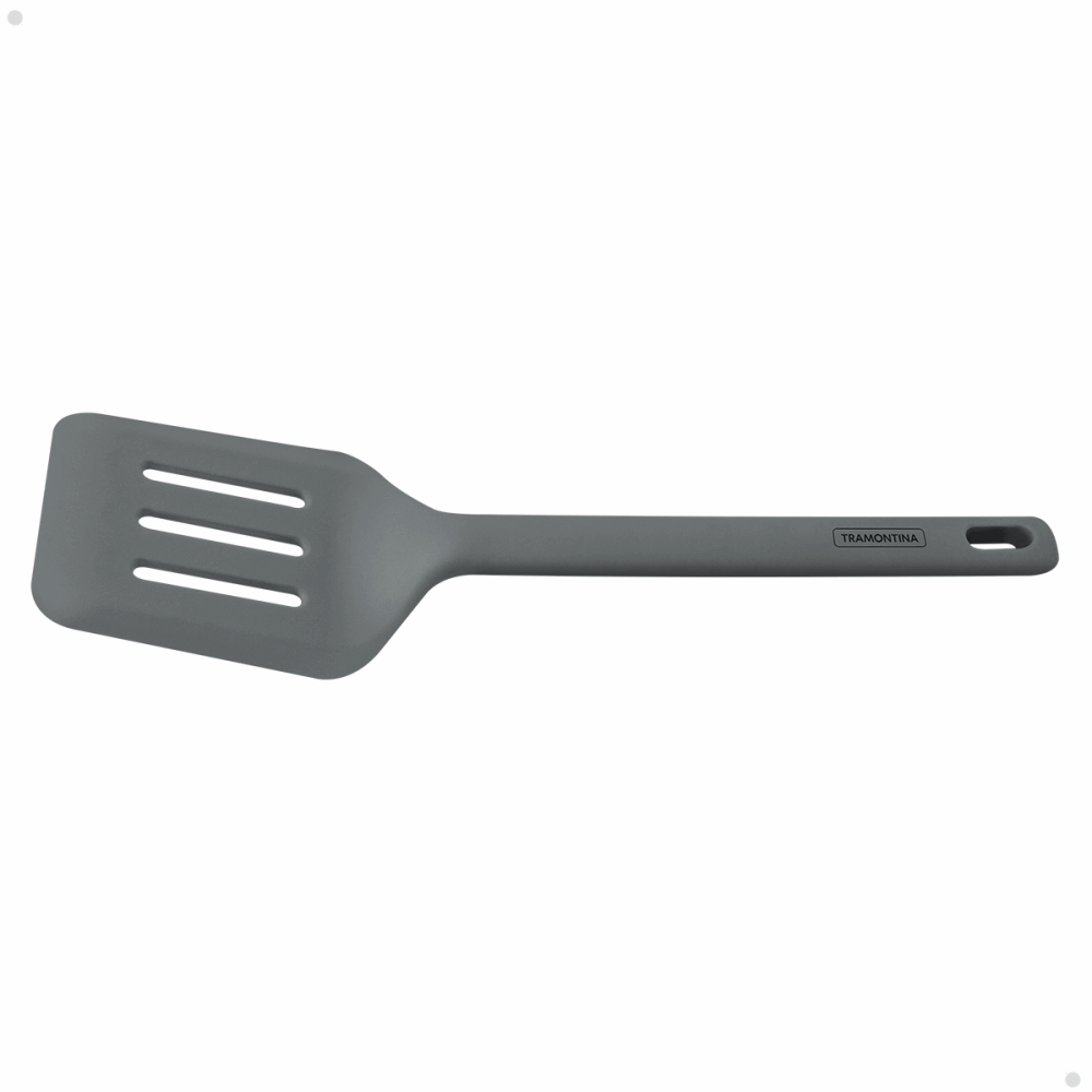 Espátula de Silicone Tramontina Perfurada Moldê Cinza 25810160