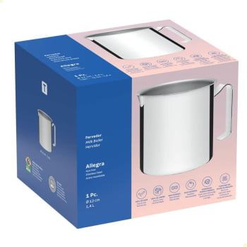 Fervedor Tramontina Allegra em Aço Inox 12 cm 1.4 Litros 62664120