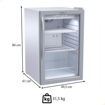 Expositora de Bebidas Venax VV 100L Branca 220V 7149