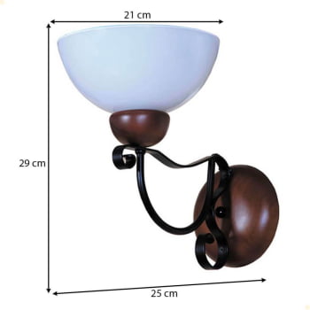 Arandela Muller Requint Envelhecida 8902E