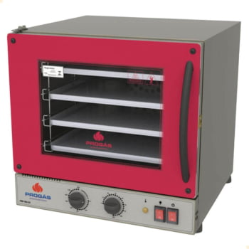Forno Elétrico Progás Turbo Fast Oven Vermelho 4 Esteiras PRP-004 G2 127V P37640 Forno Elétrico Progás Turbo Fast Oven Vermelho 4 Esteiras PRP-004 G2 127V P37640