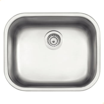 Cuba Tramontina Aria Maxi 50 BS Prime em Aço Inox Acetinado 50x40 cm com Válvula 94025102