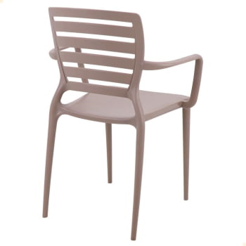 Kit 4 Cadeiras Tramontina Summa Sofia em Polipropileno Camurça 92036210