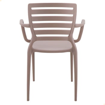 Kit 4 Cadeiras Tramontina Summa Sofia em Polipropileno Camurça 92036210