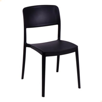 Kit 4 Cadeiras Tramontina Summa Marta em Polipropileno Preta 92094009