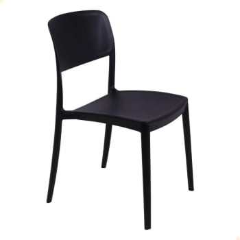 Kit 4 Cadeiras Tramontina Summa Marta em Polipropileno Preta 92094009