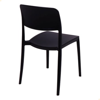 Kit 4 Cadeiras Tramontina Summa Marta em Polipropileno Preta 92094009