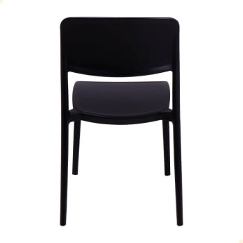 Kit 4 Cadeiras Tramontina Summa Marta em Polipropileno Preta 92094009