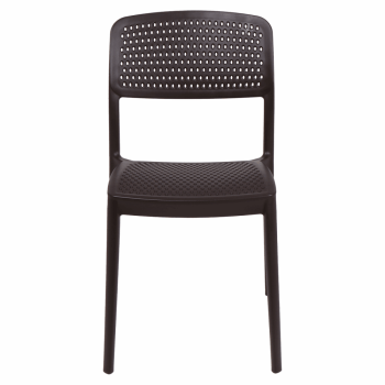 Kit 4 Cadeira Tramontina Serena Em Polipropileno Cor Marrom 92096109