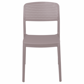 Kit 4 Cadeira Tramontina Serena Em Polipropileno Cor Camurça 92096210