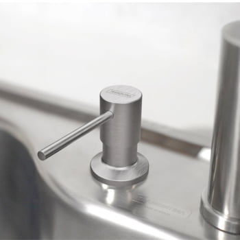 Dosador de Sabão Tramontina 500 ml em Aço Inox com Recipiente Plástico 94517004