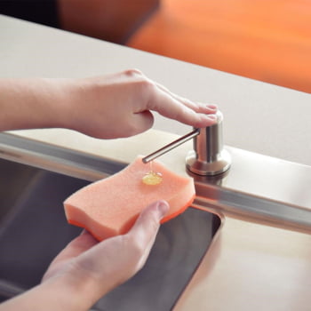 Dosador de Sabão Tramontina 500 ml em Aço Inox com Recipiente Plástico 94517004