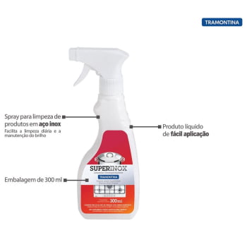 Spray para Polimento e Remoção de Manchas em Aço Inox Tramontina Design Collection 94537003