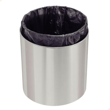 Lixeira Inox Tramontina Útil com Acabamento Polido 5 L 94540036