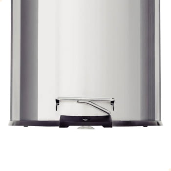 Lixeira com Pedal Tramontina Brasil em Inox Polido e Balde Interno Removível 20 L  94538120